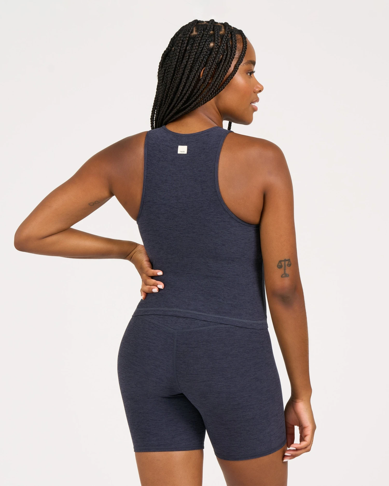 Elevation Plyo Tank | Midnight Heather - Image 3