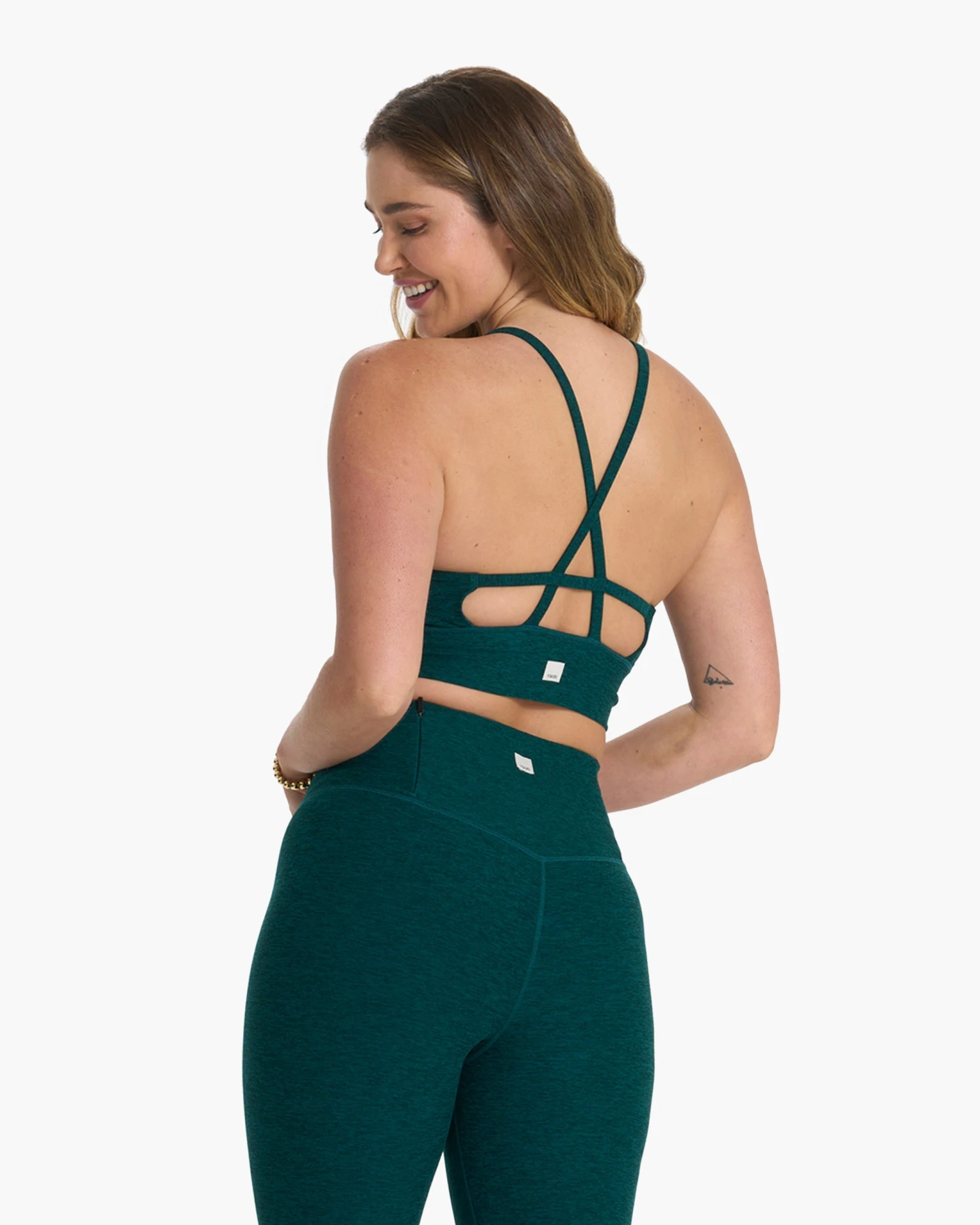 Long Line Elevation Bra | Jade Heather - Image 3