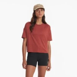 Energy Tee | Currant Heather