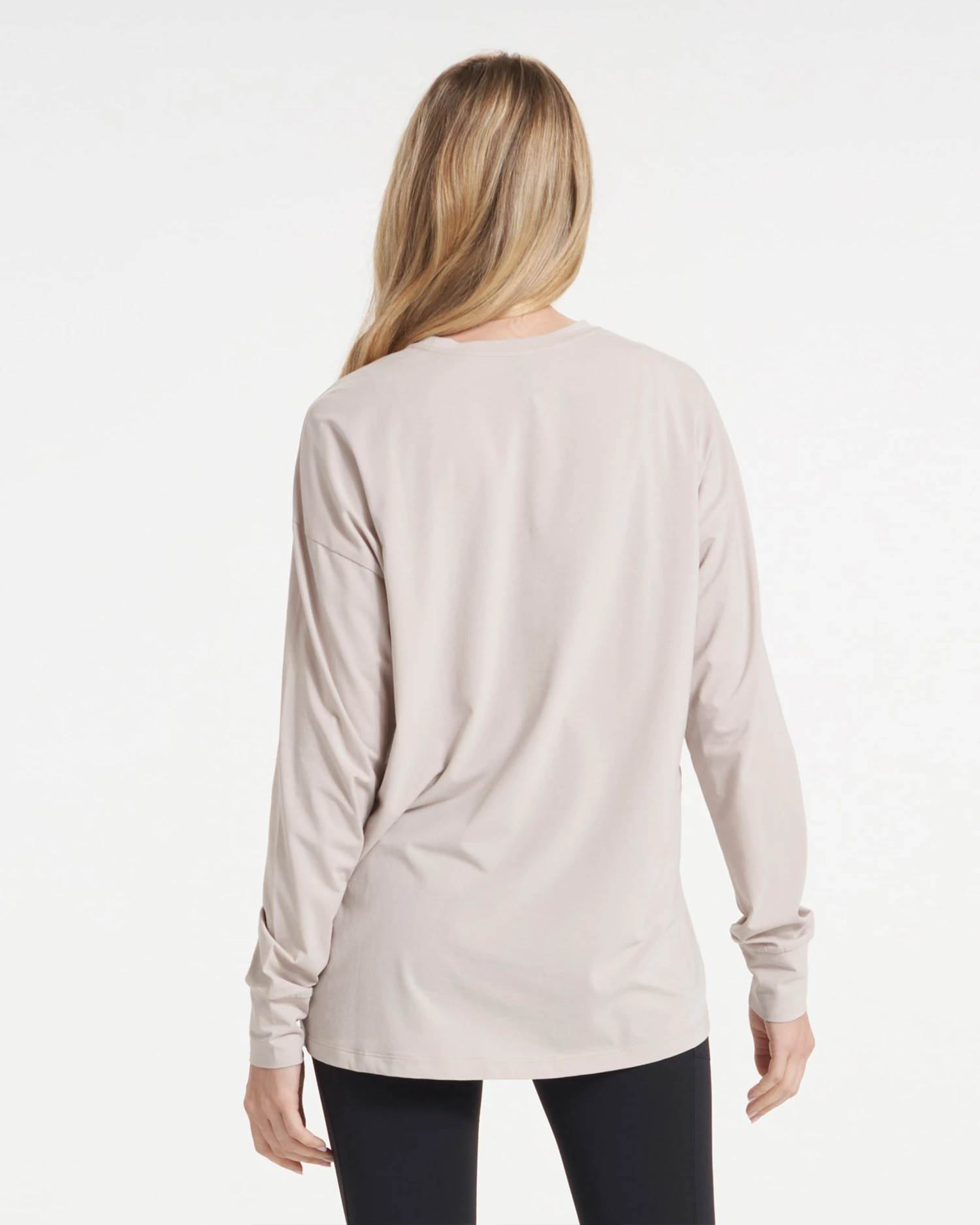 Long-Sleeve Feather Tee | Oyster - Image 2