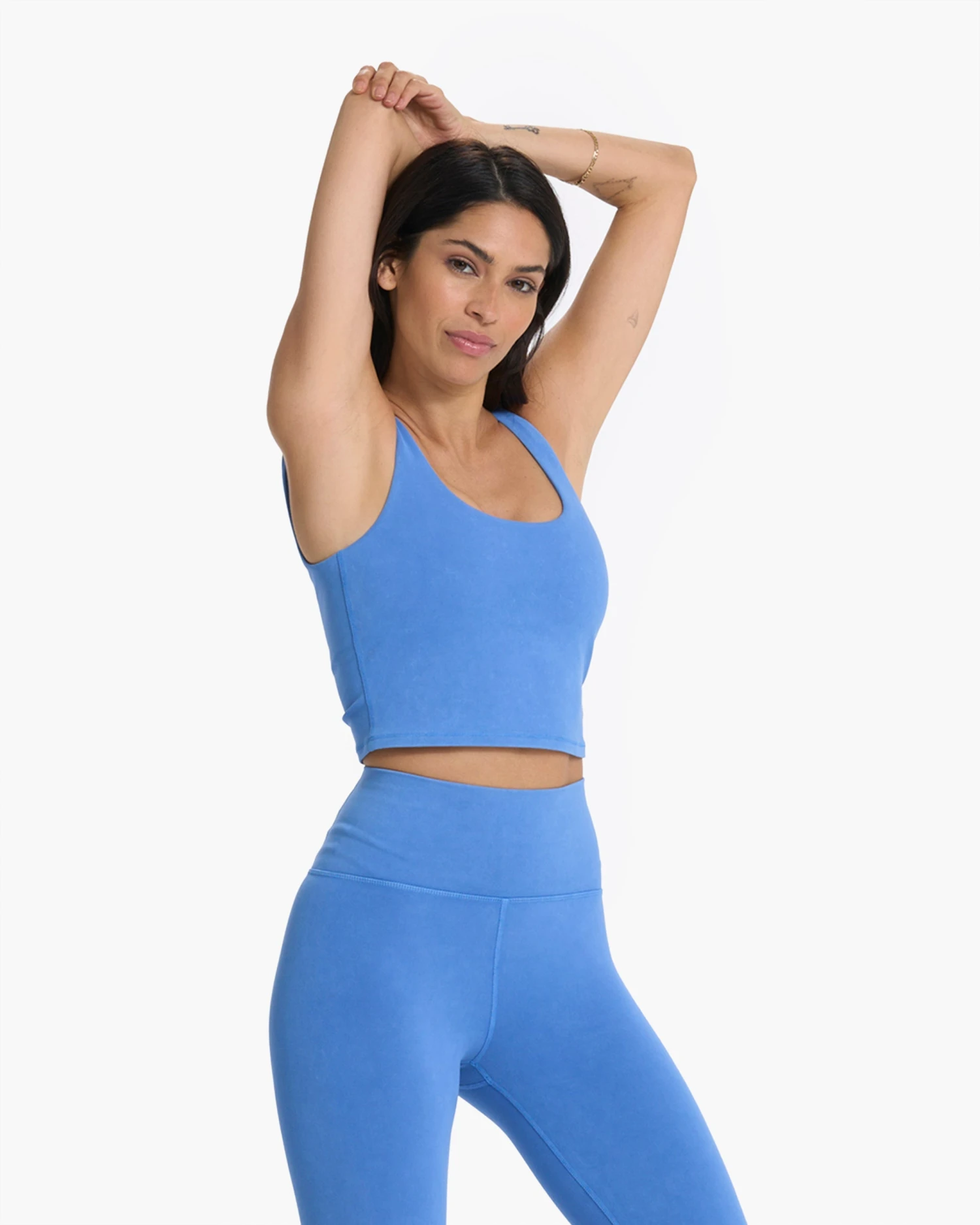 Washed Daily Crop | Washed Cerulean - Image 4