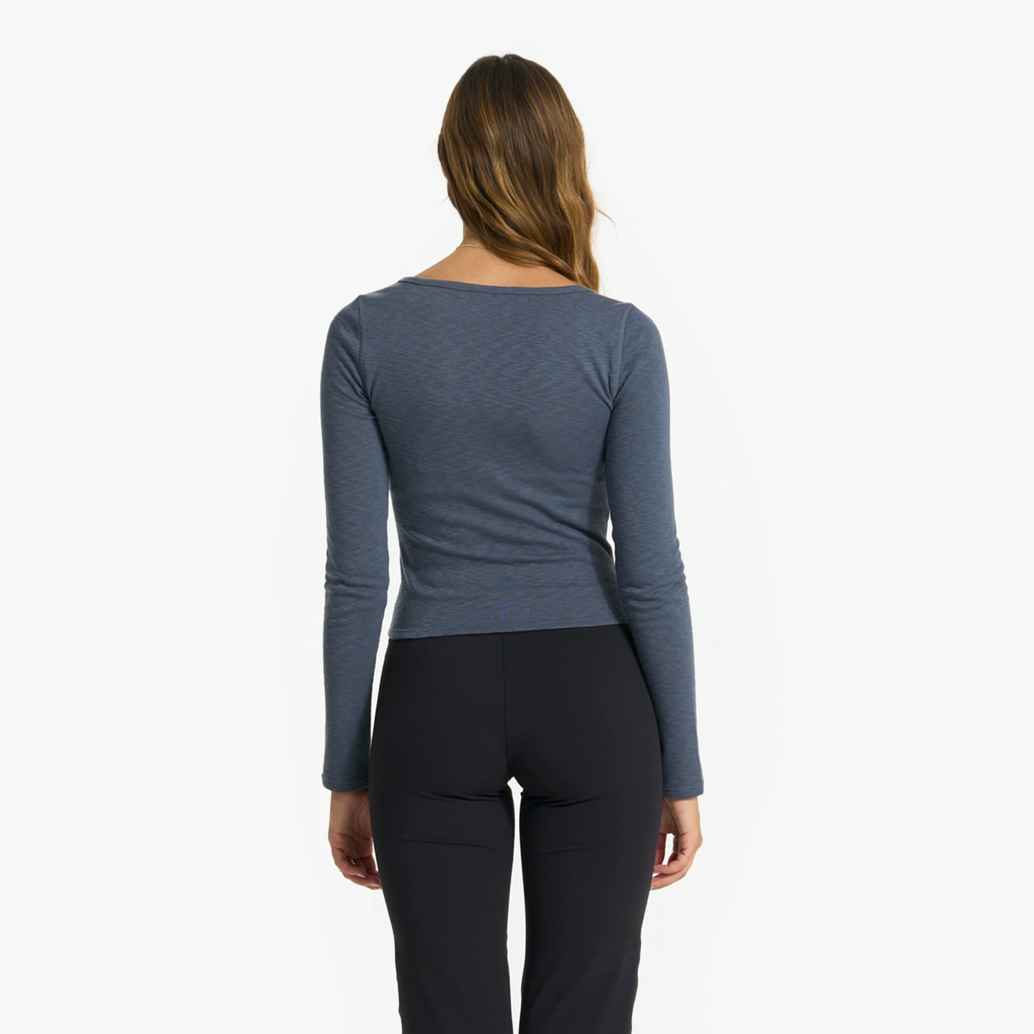 Long-Sleeve Sunrise Square Neck | Azure - Image 3