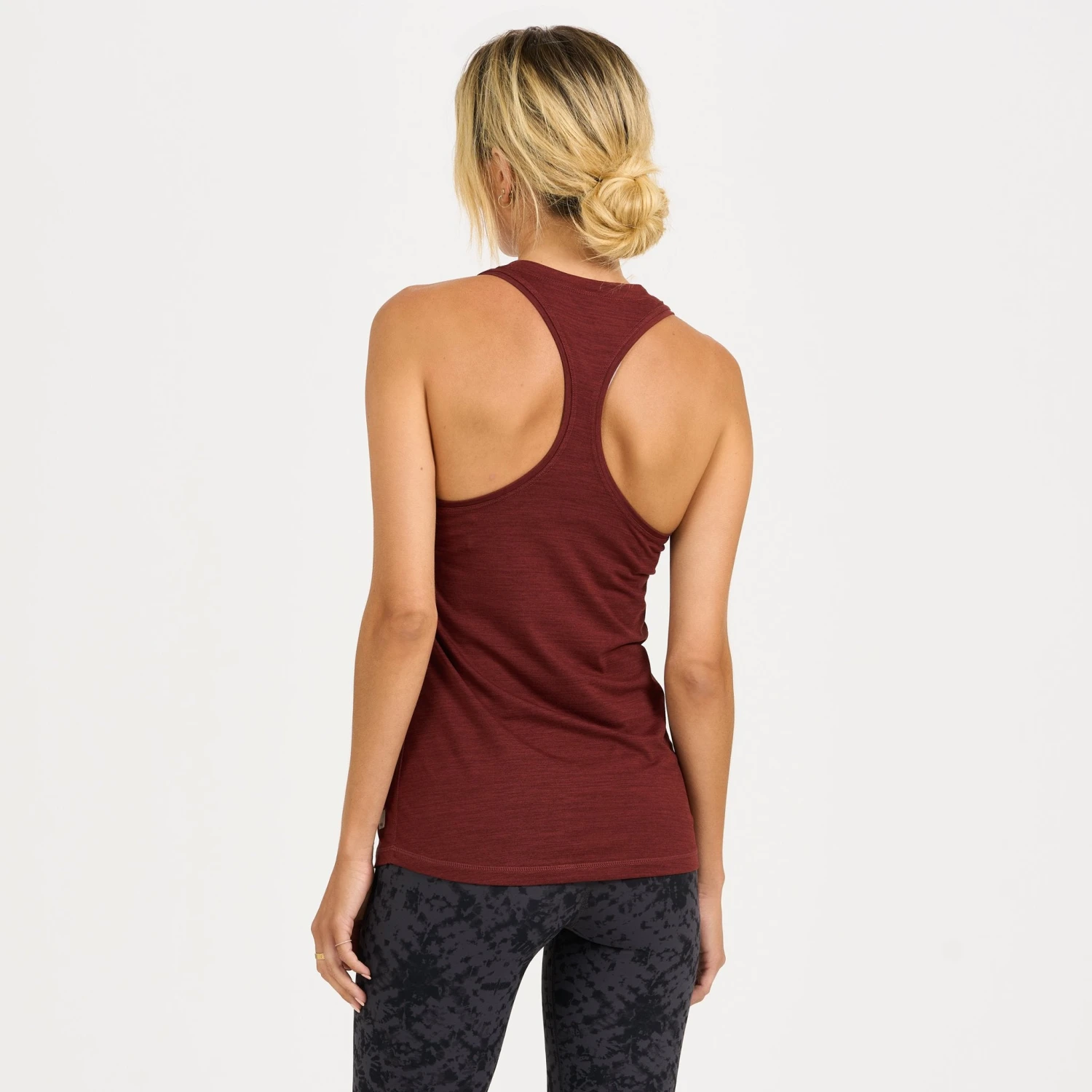 Lux Performance Tank | Brick Heather - Image 2