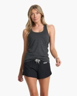 Lux Performance Tank | Charcoal Heather