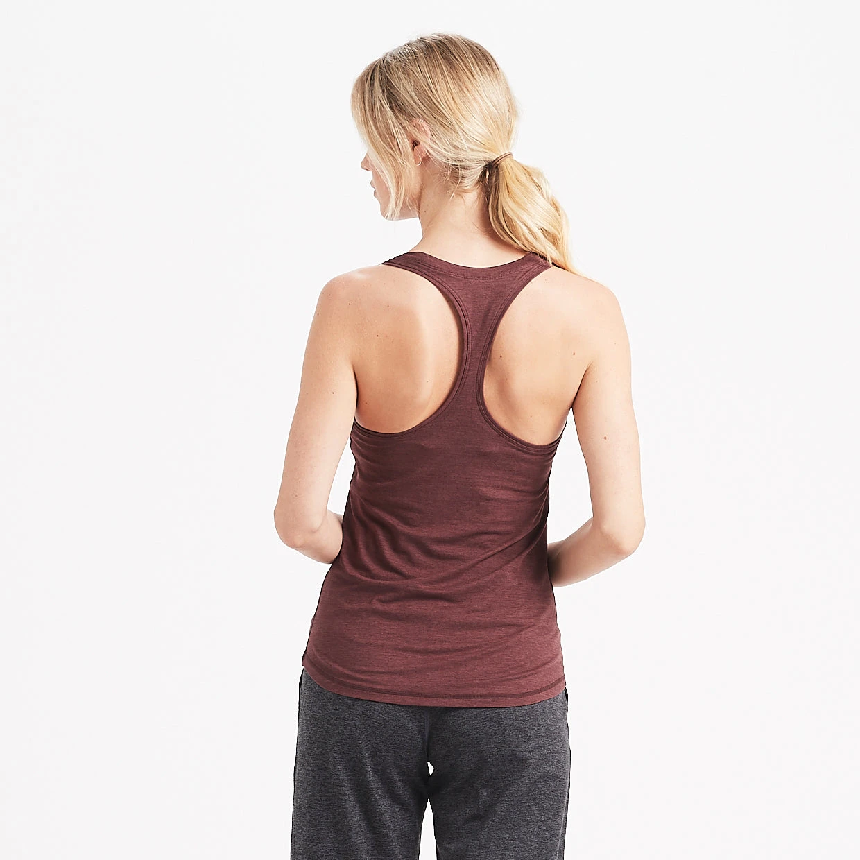 Lux Performance Tank | Fig Heather - Image 3