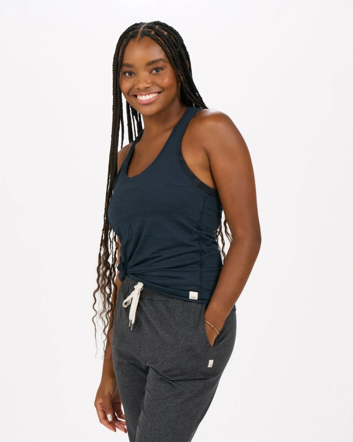 Lux Performance Tank | Ink Heather - Image 5