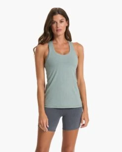 Lux Performance Tank | Neptune Heather