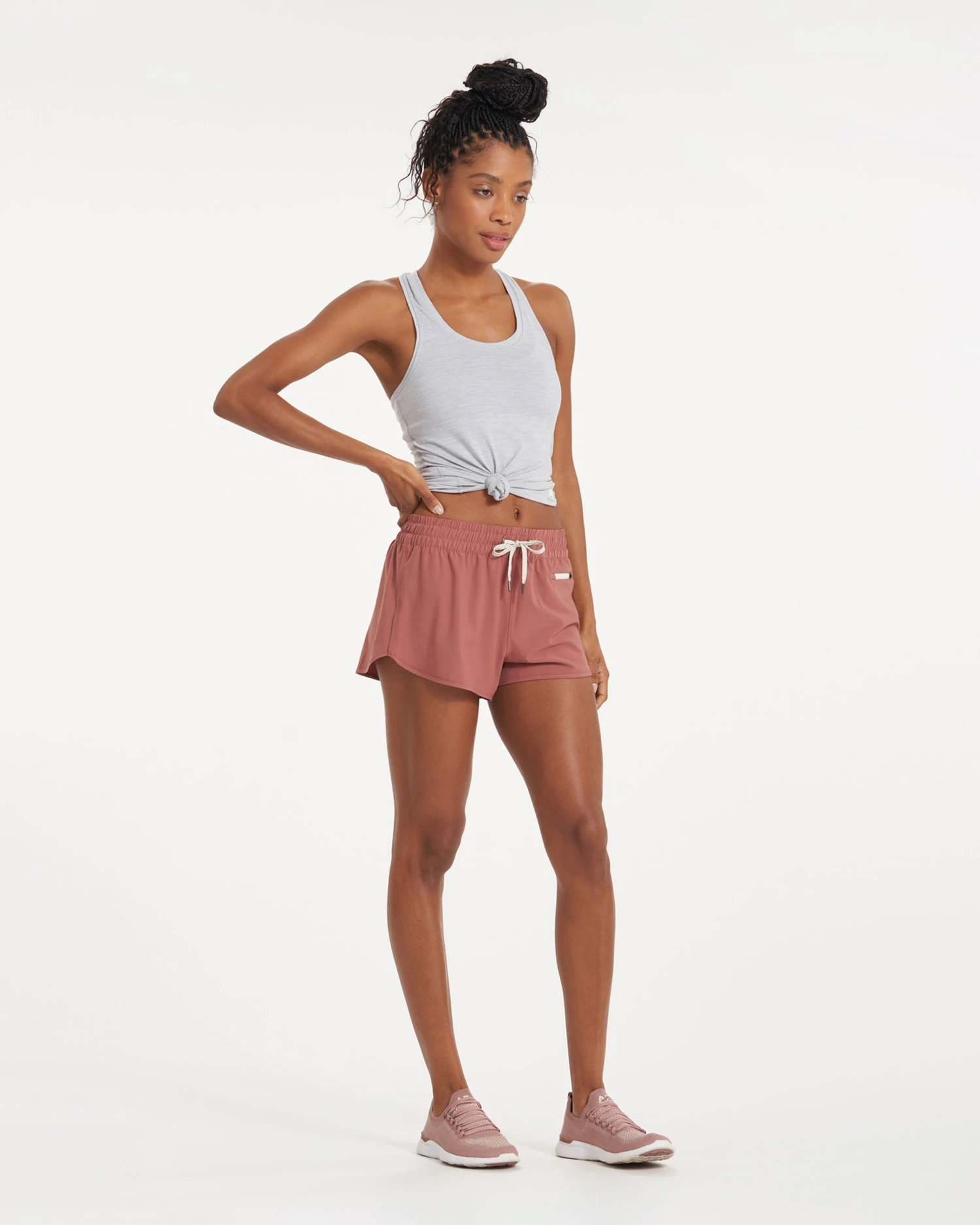 Lux Performance Tank | Platinum Heather - Image 3