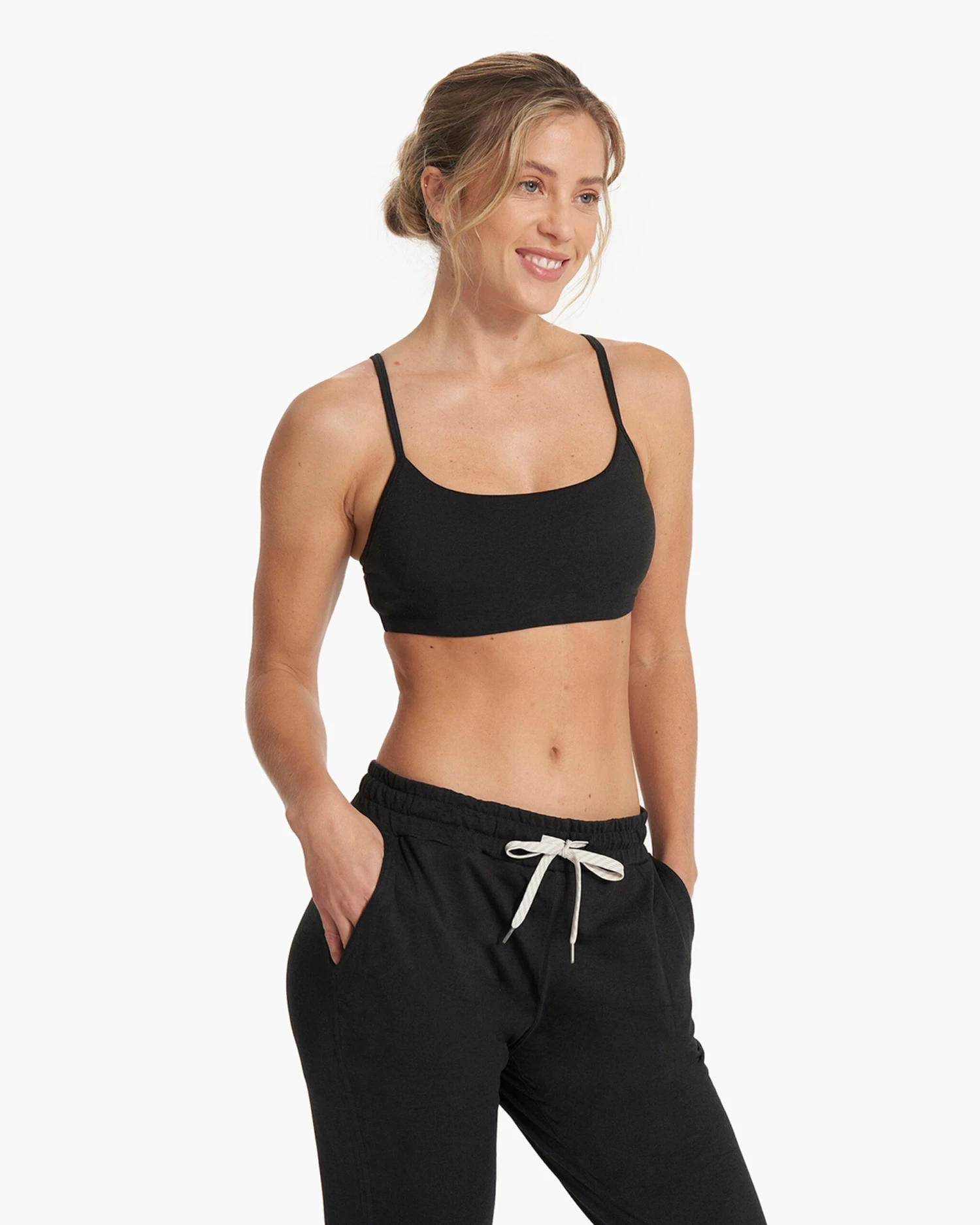 Halo Essential Bra | Black Heather - Image 2