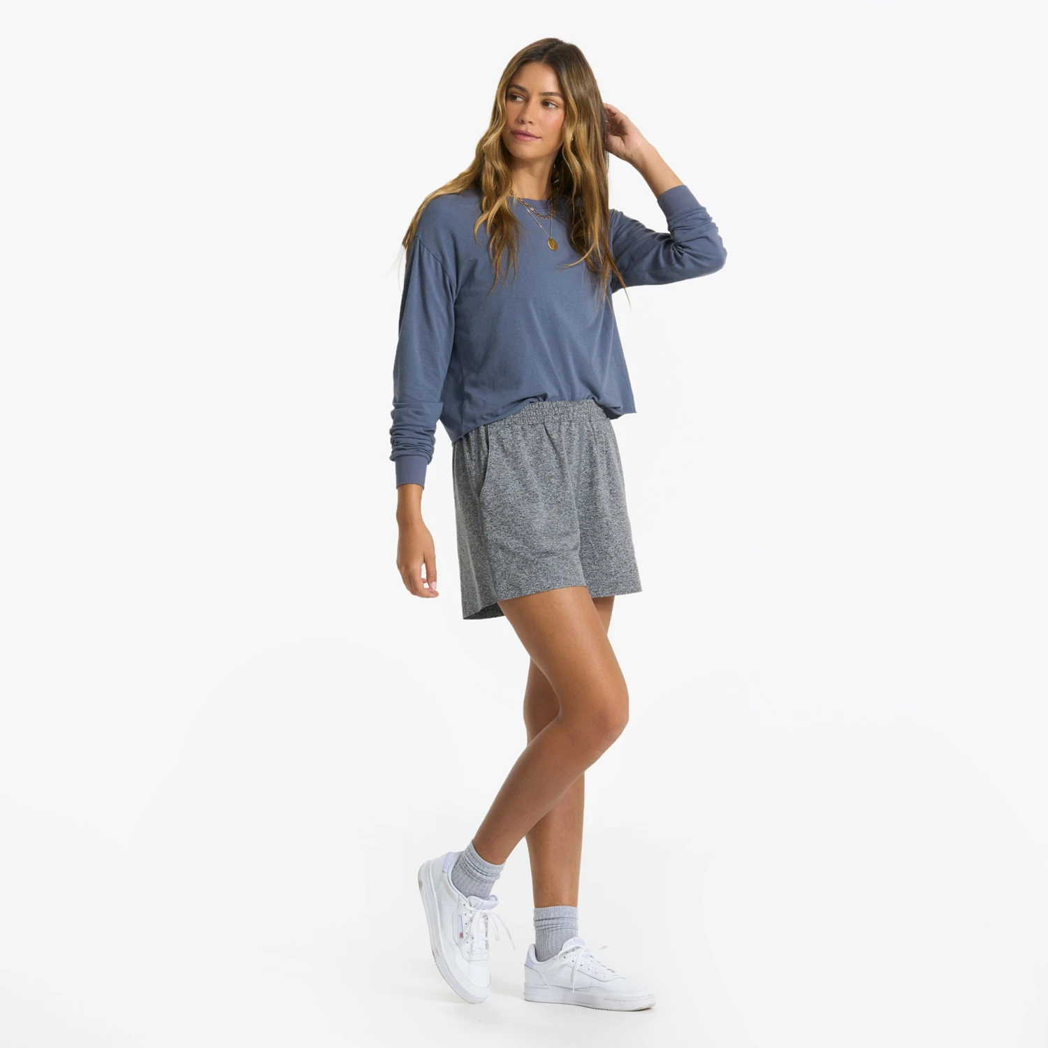 Long-Sleeve Coast Tee | Azure - Image 6