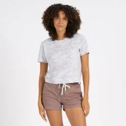 Sunset Tee | Pale Grey Camo