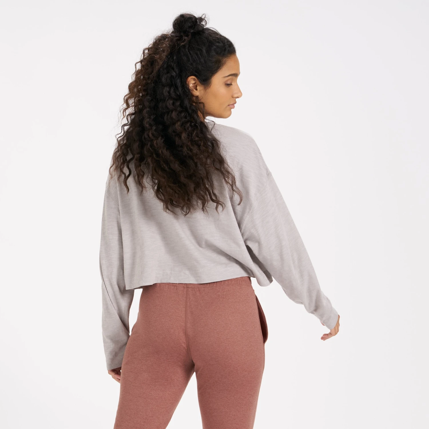 Long-Sleeve Sundown Tee | Fog - Image 3