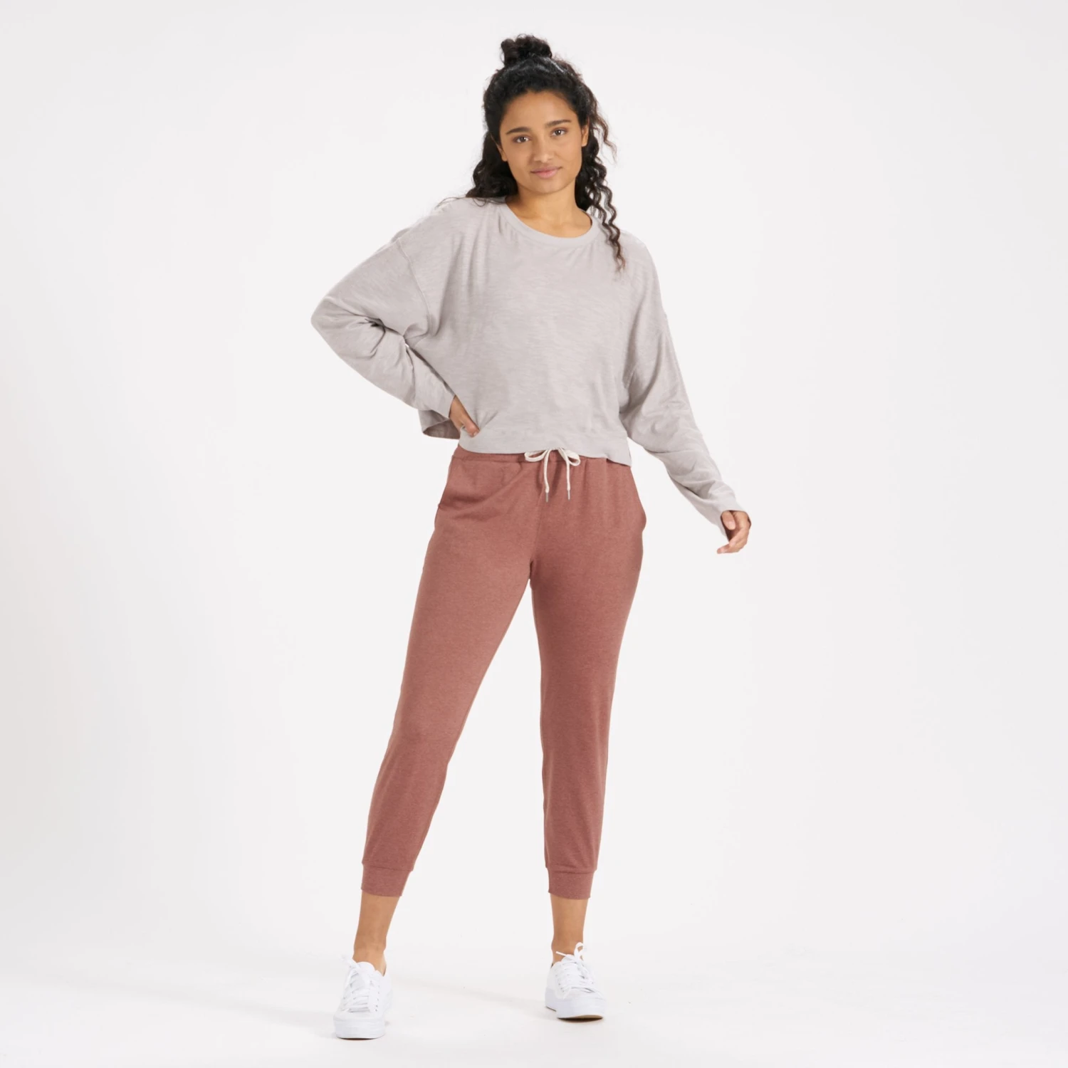 Long-Sleeve Sundown Tee | Fog - Image 5