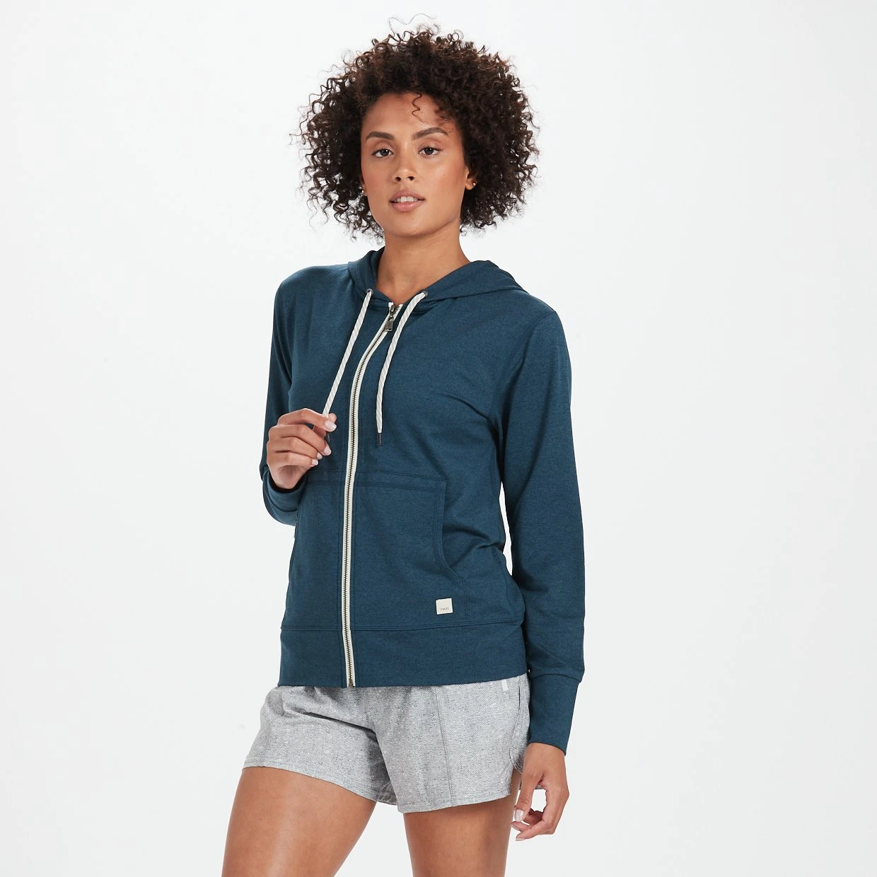 Halo Performance Hoodie | Indigo Heather - Image 2