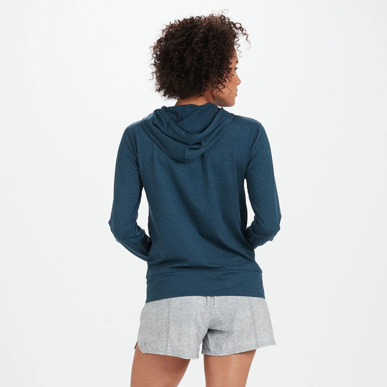 Halo Performance Hoodie | Indigo Heather - Image 3