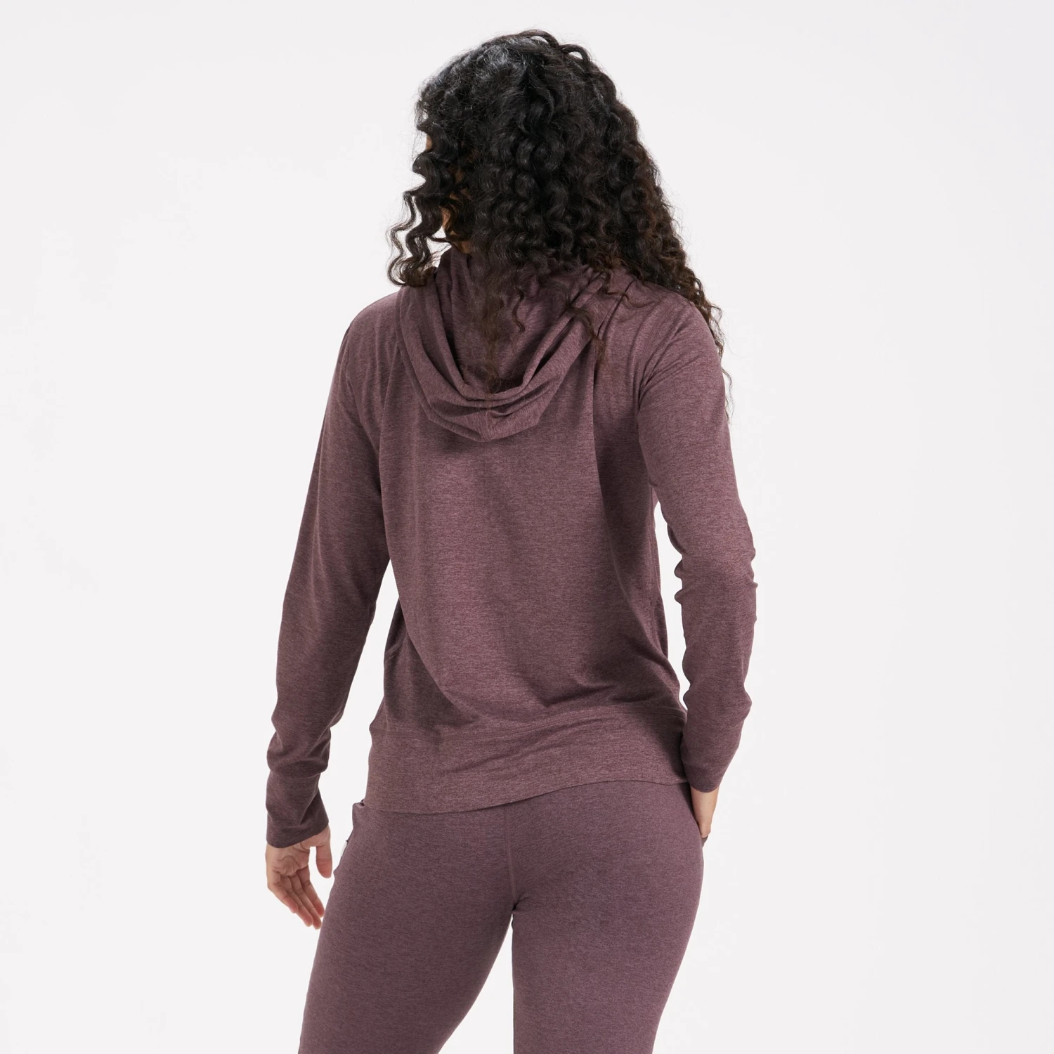 Halo Performance Hoodie | Smoked Plum Heather - Image 3