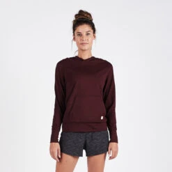 Halo Performance Pullover | Bordeaux Heather