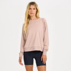 Long-Sleeve Halo Crew | Dogwood Heather