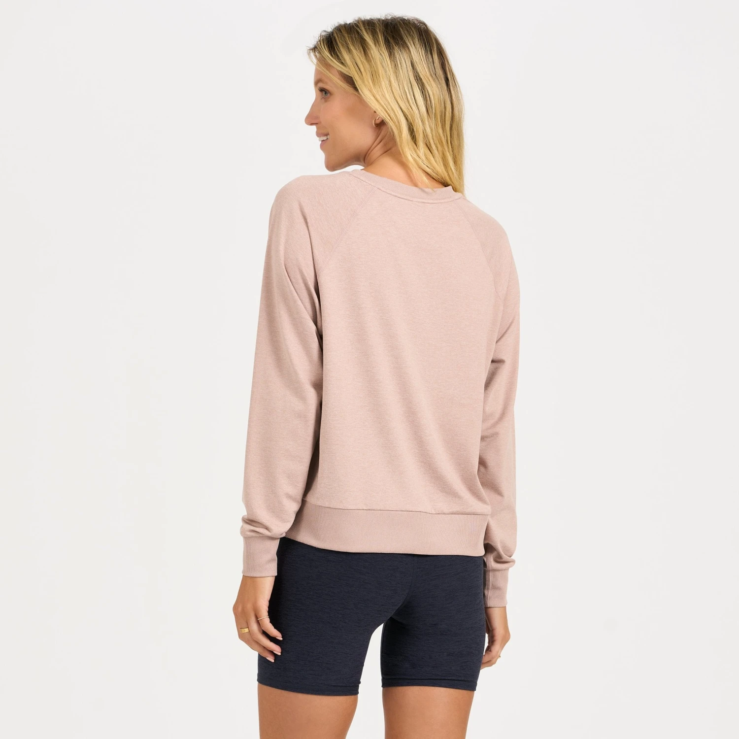 Long-Sleeve Halo Crew | Dogwood Heather - Image 2