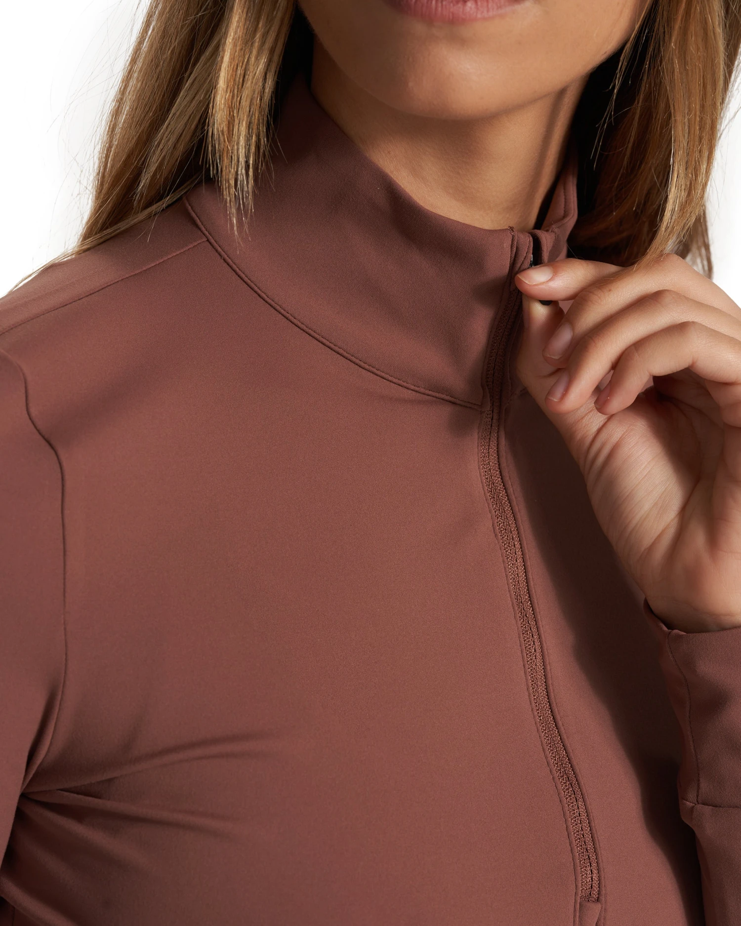 Studio Half Zip | Hazelnut - Image 3