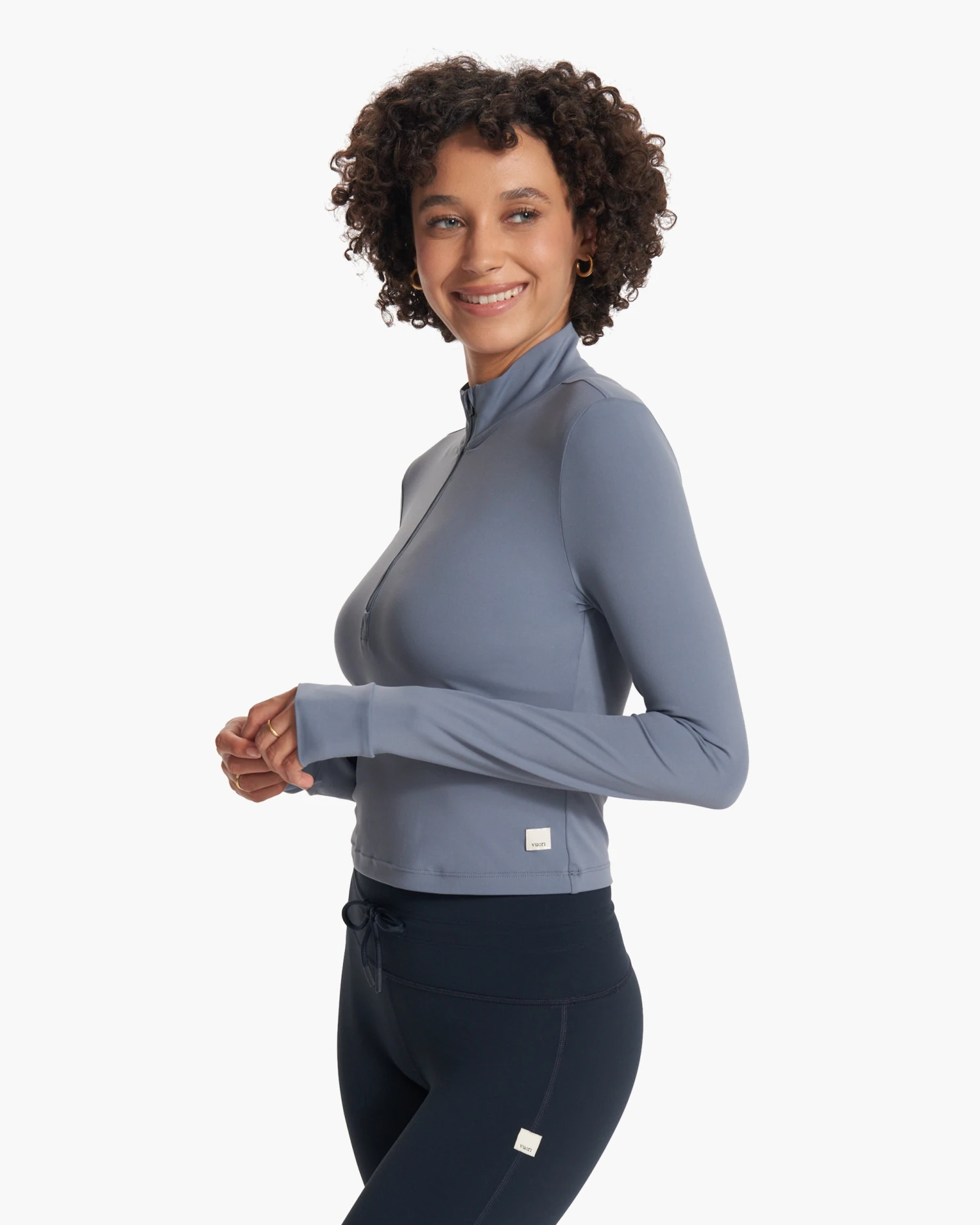 Studio Half Zip | Light Azure - Image 2