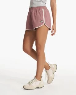 Cardiff Short | Marsala Color Block