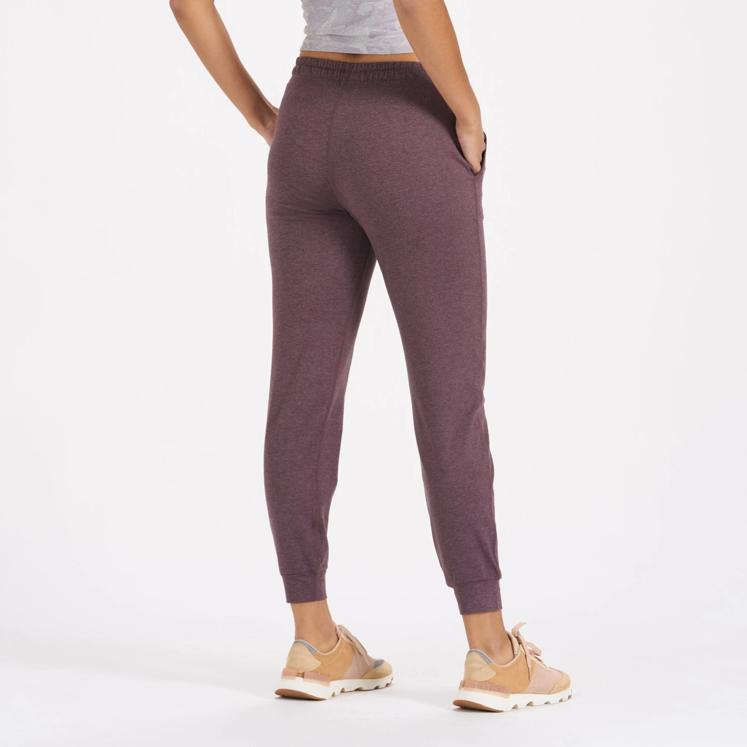 Performance Jogger - Long | Smoked Plum Heather - Image 2