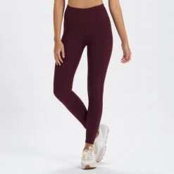Pace High Rise Legging | Cerise