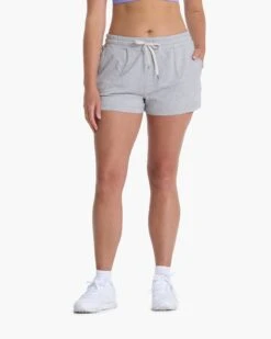 Halo Performance Short | Pale Grey Heather