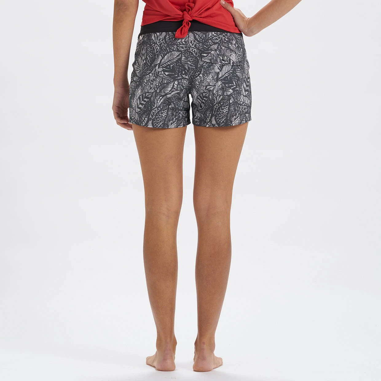 Sea Bound Boardshort | Charcoal Leaf - Image 3