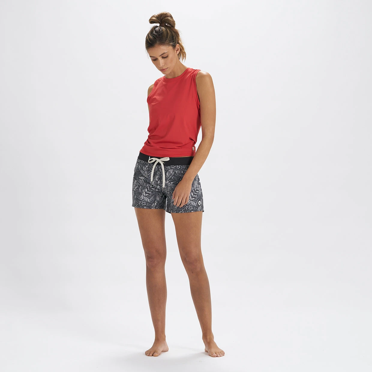 Sea Bound Boardshort | Charcoal Leaf - Image 4