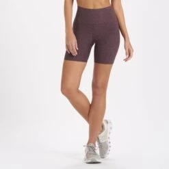 Clean Elevation Shorty | Smoked Plum Heather