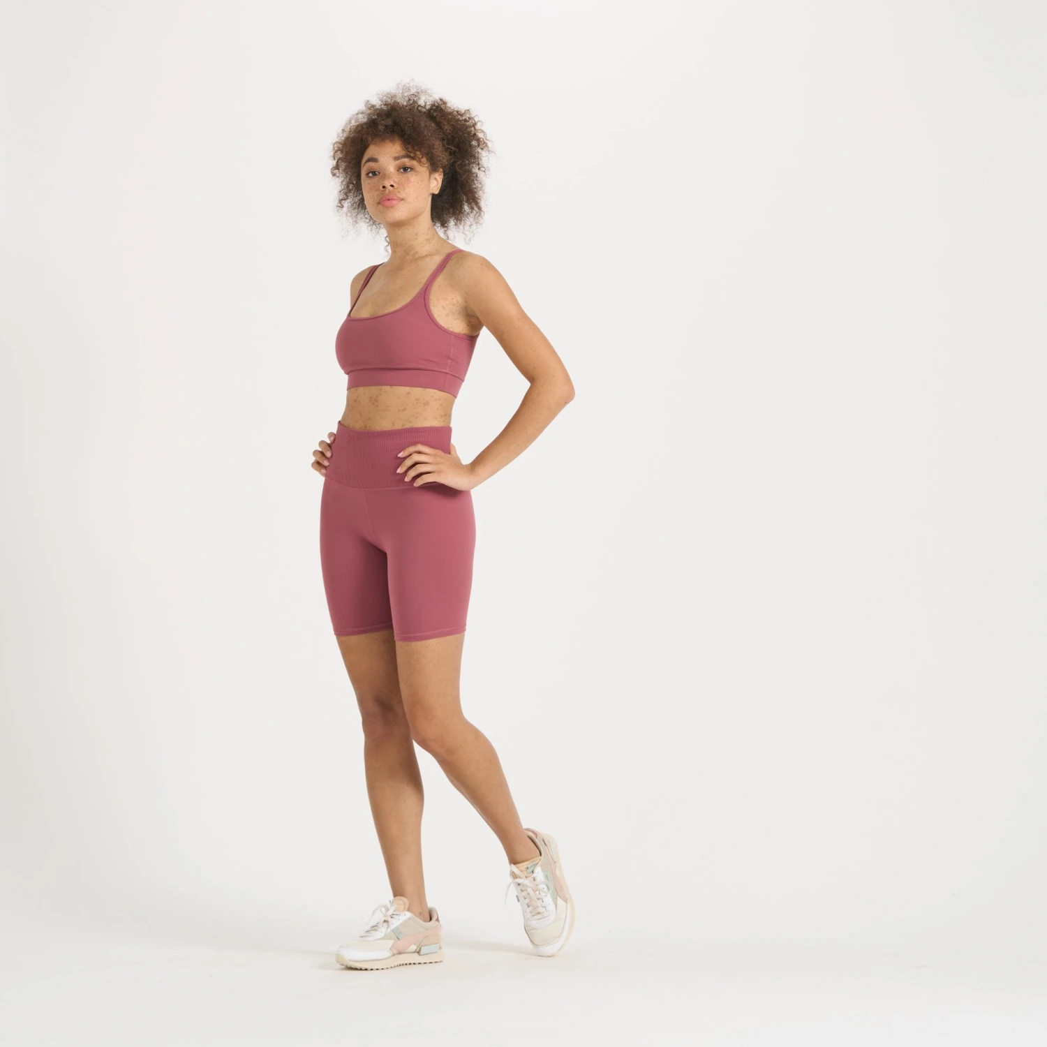 Rib Studio Short | Desert Rose - Image 5