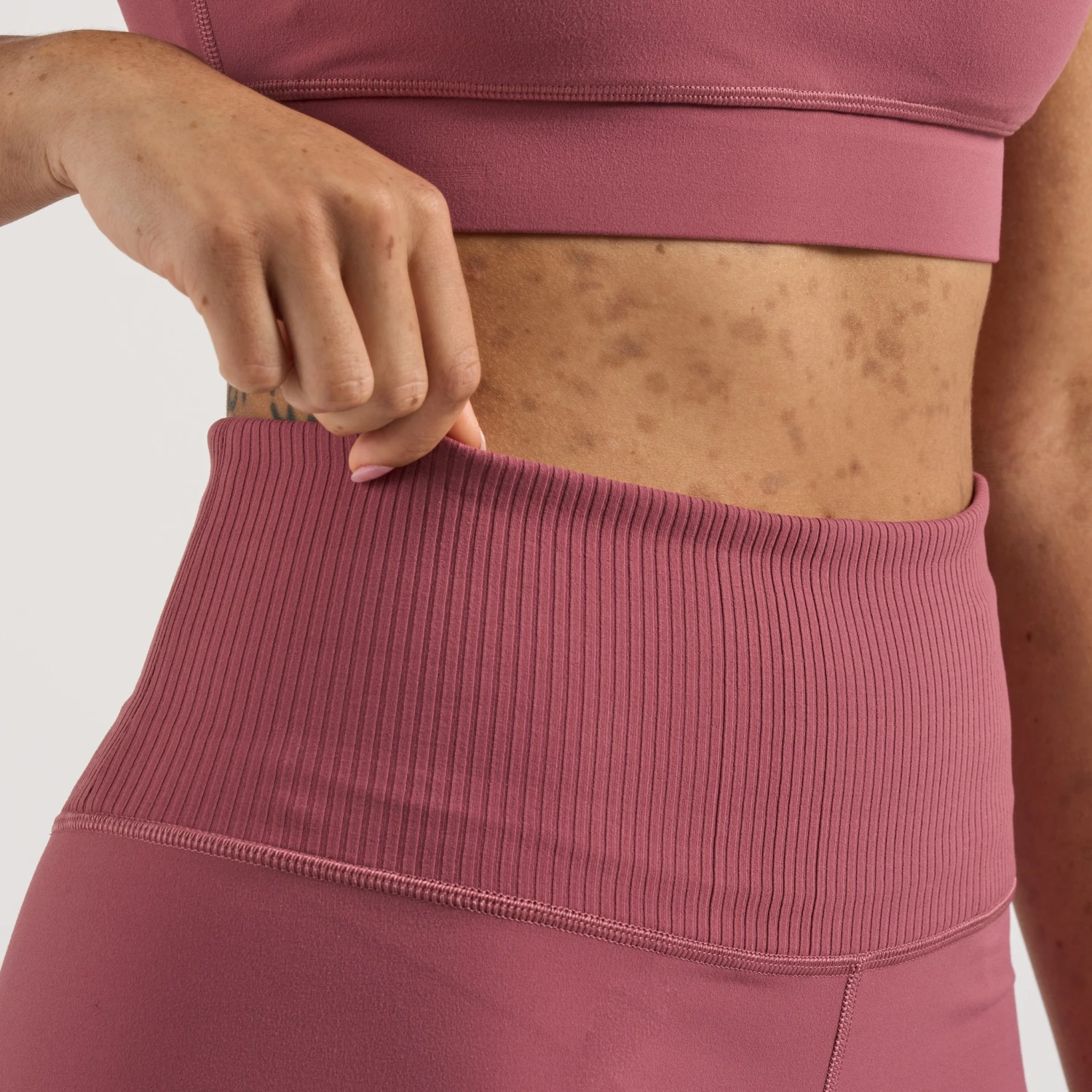 Rib Studio Short | Desert Rose - Image 2