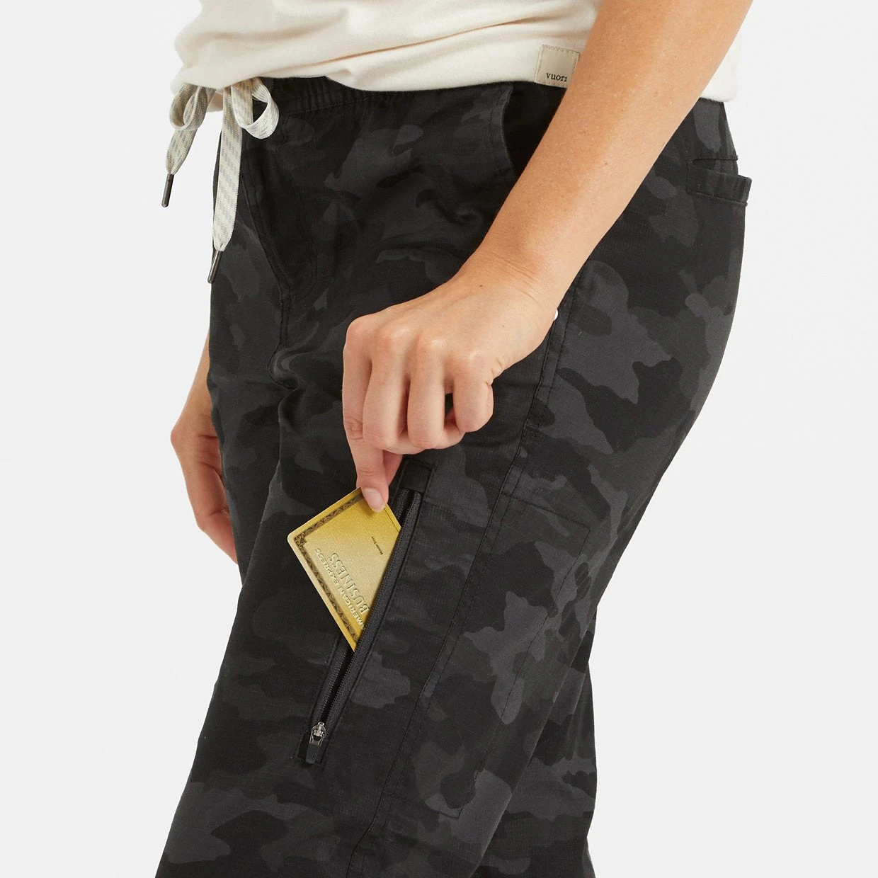 Womens Ripstop Pant | Black Camo - Image 4