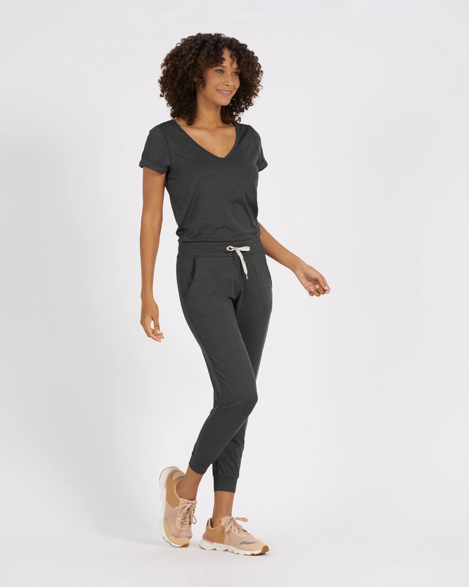 All Day Jumpsuit | Charcoal Heather - Image 2