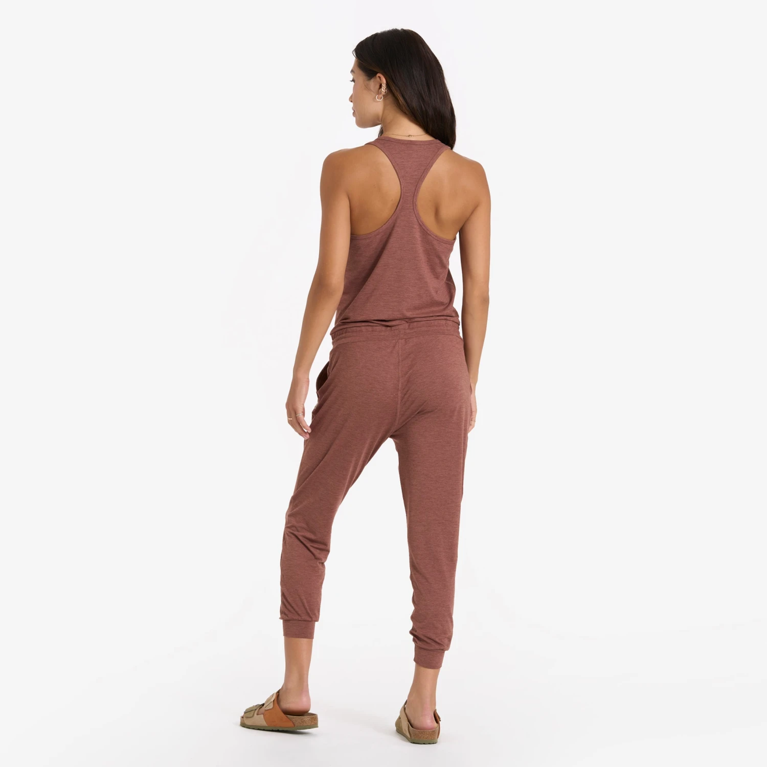 Lux Jumpsuit | Terracotta Heather - Image 2