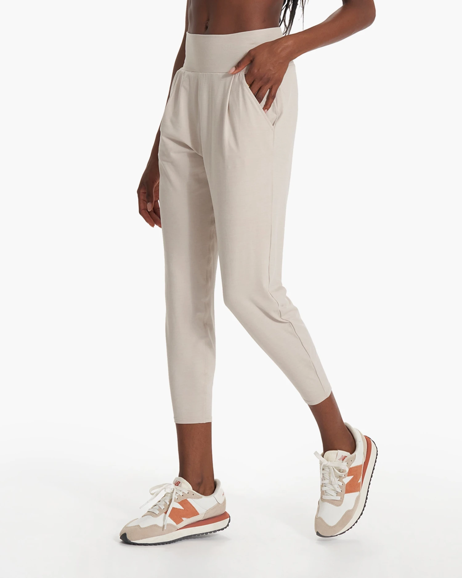 Lux At Ease Pant | Suede Heather