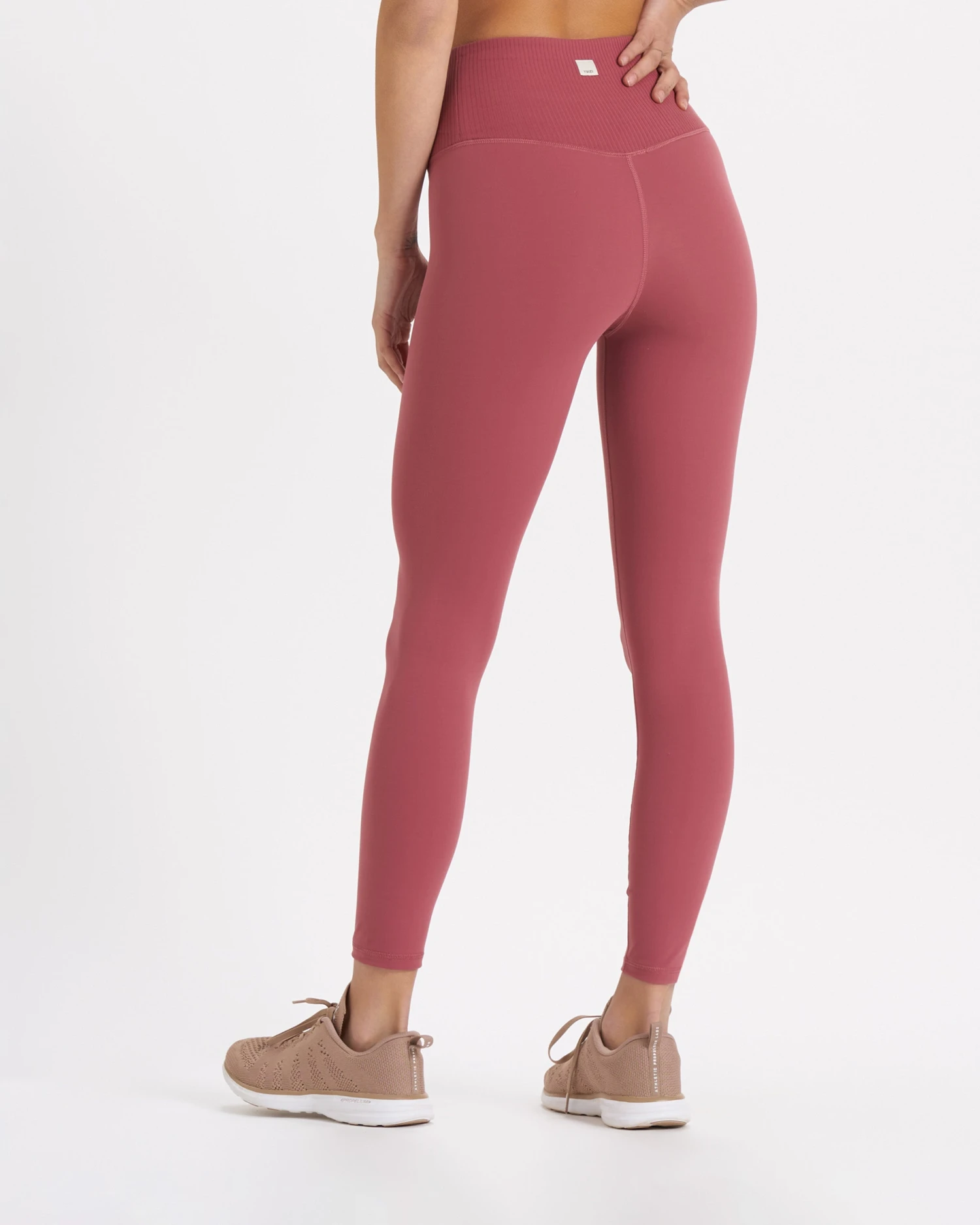Rib Studio Legging | Desert Rose - Image 3
