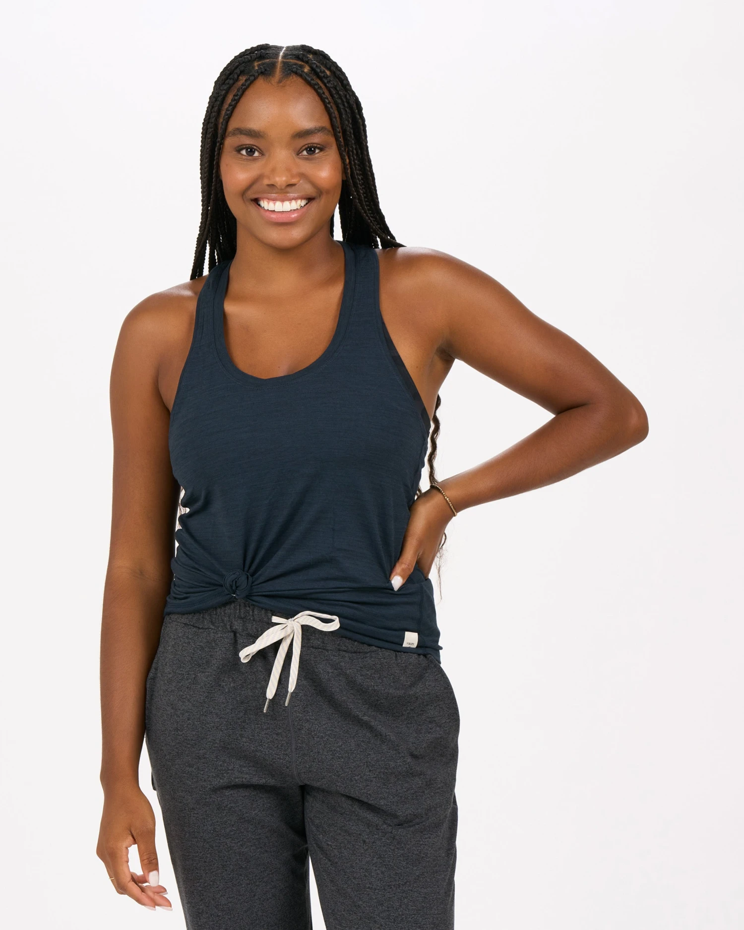 Lux Performance Tank | Ink Heather - Image 4