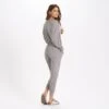 Long-Sleeve Lux Jumpsuit | Clay Heather