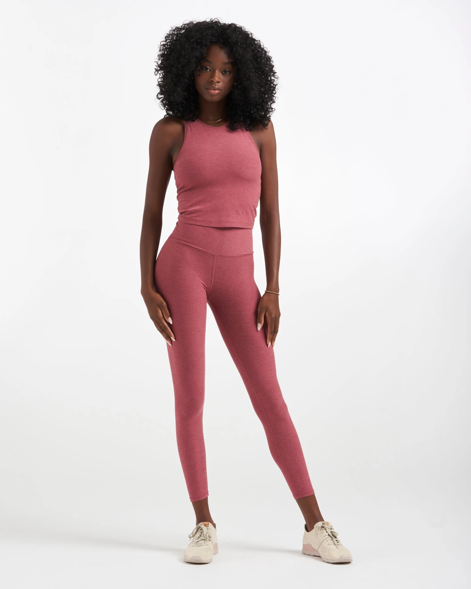 Clean Elevation Legging | Desert Rose Heather - Image 5