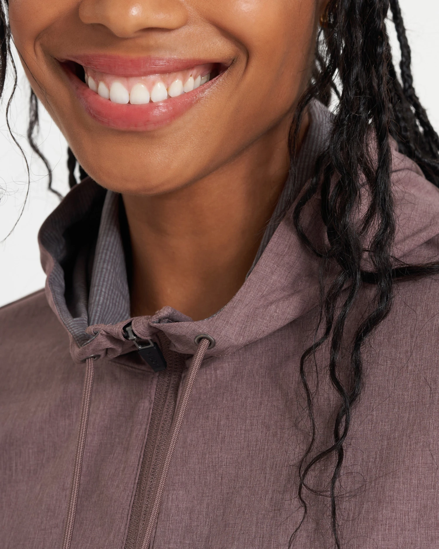 Womens Outdoor Trainer Shell | Hazel Linen Texture - Image 5