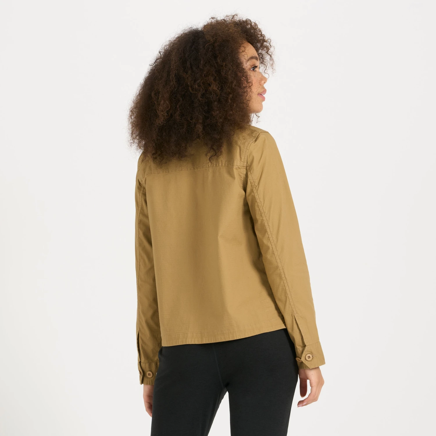 Womens Ripstop Jacket | Wheat - Image 4