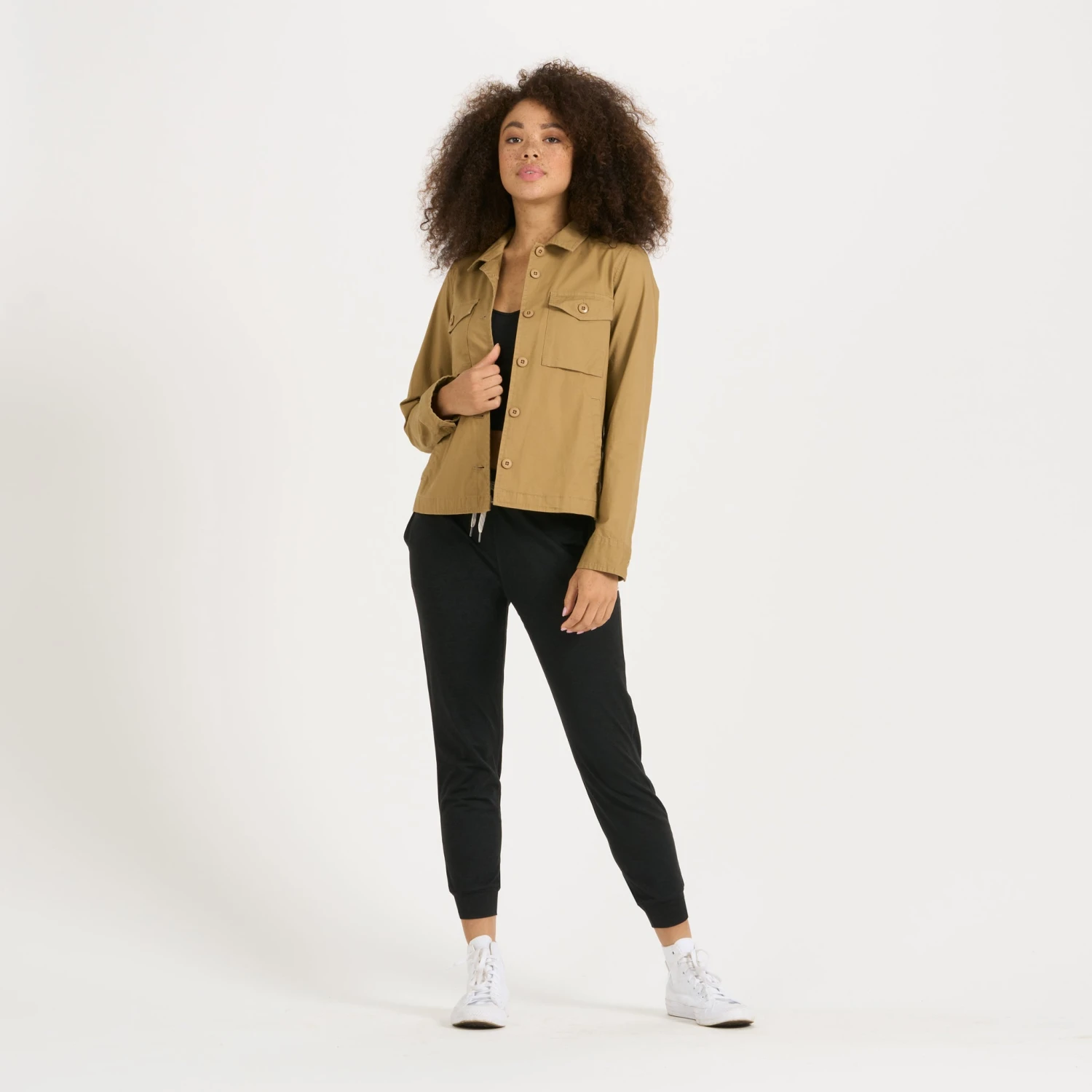 Womens Ripstop Jacket | Wheat - Image 5