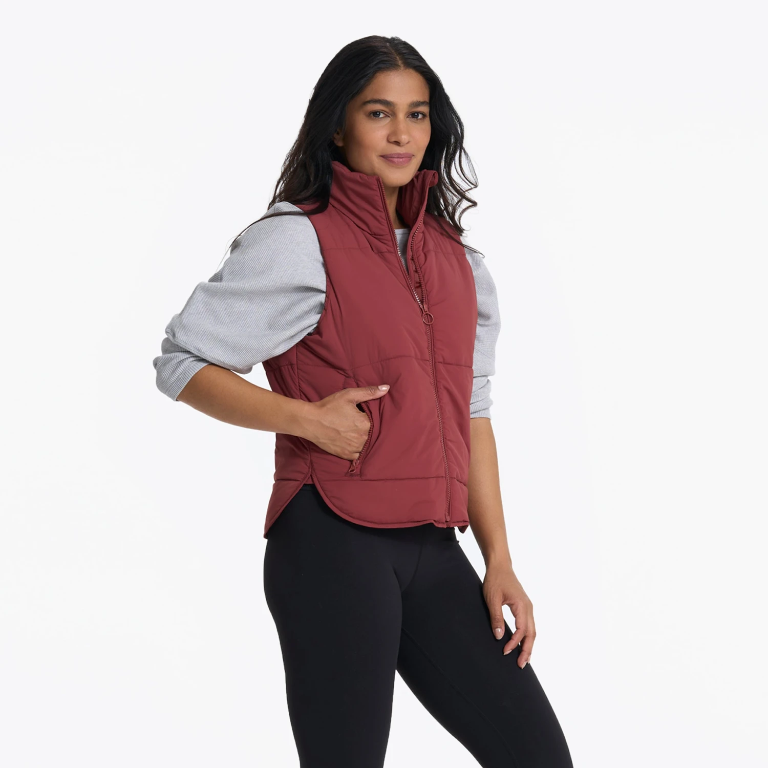 Canyon Insulated Vest | Currant - Image 2