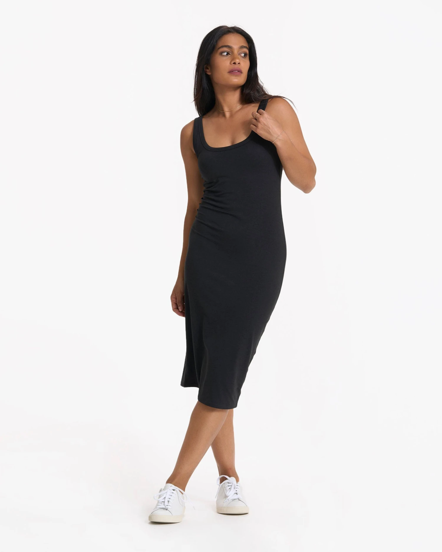 Halo Essential Dress | Black Heather - Image 2