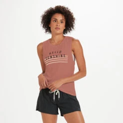 Hello Sunshine Tank | Mauve