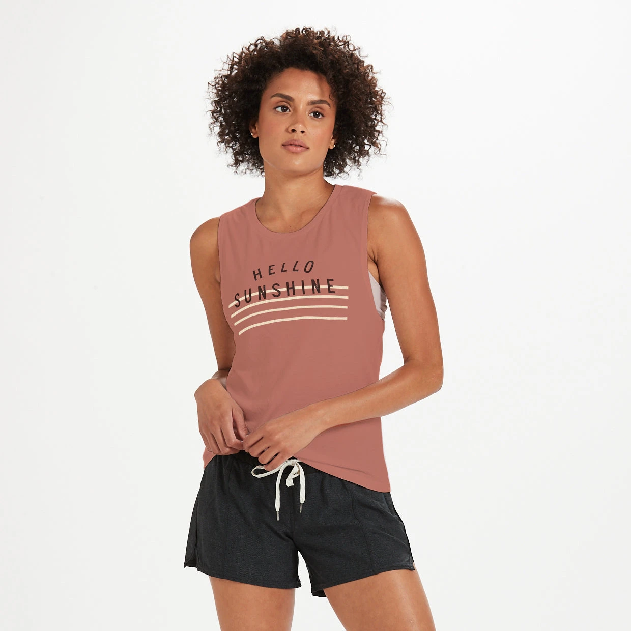 Hello Sunshine Tank | Mauve