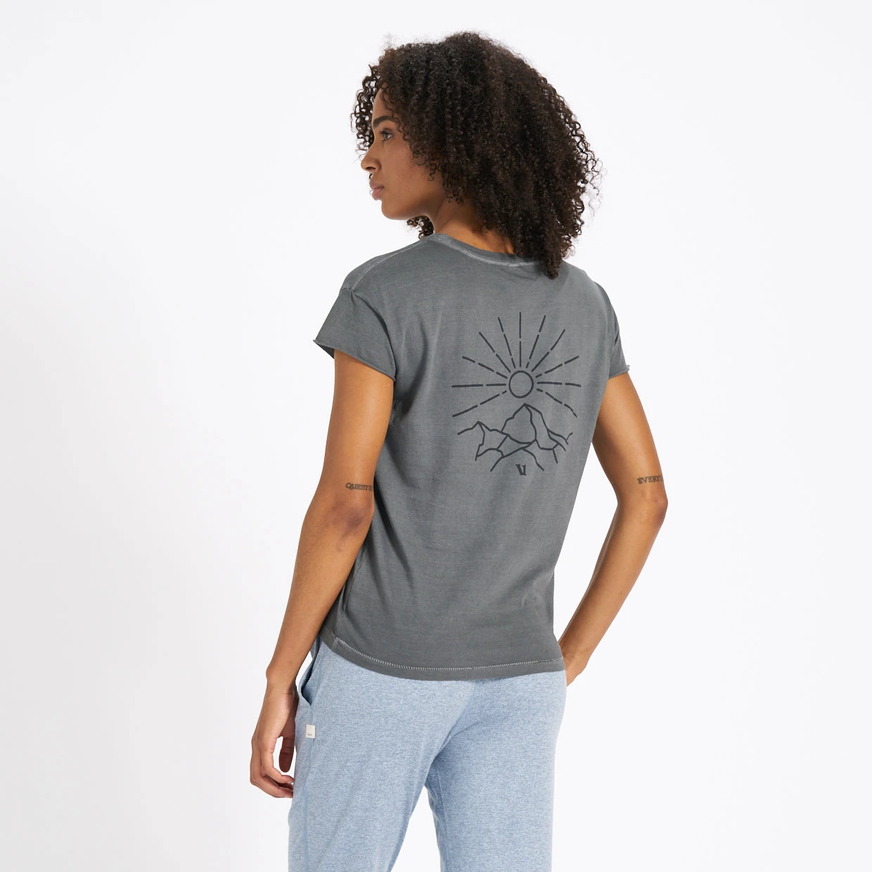 Land To Sea Tee | Charcoal - Image 2